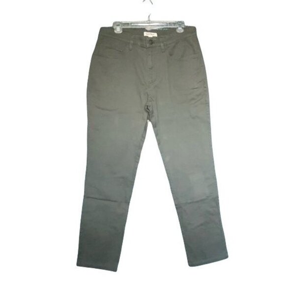 Goodthreads Mens Slim Fit Chino Pants 32W X 31L Olive Green Cotton Blend - Picture 1 of 4